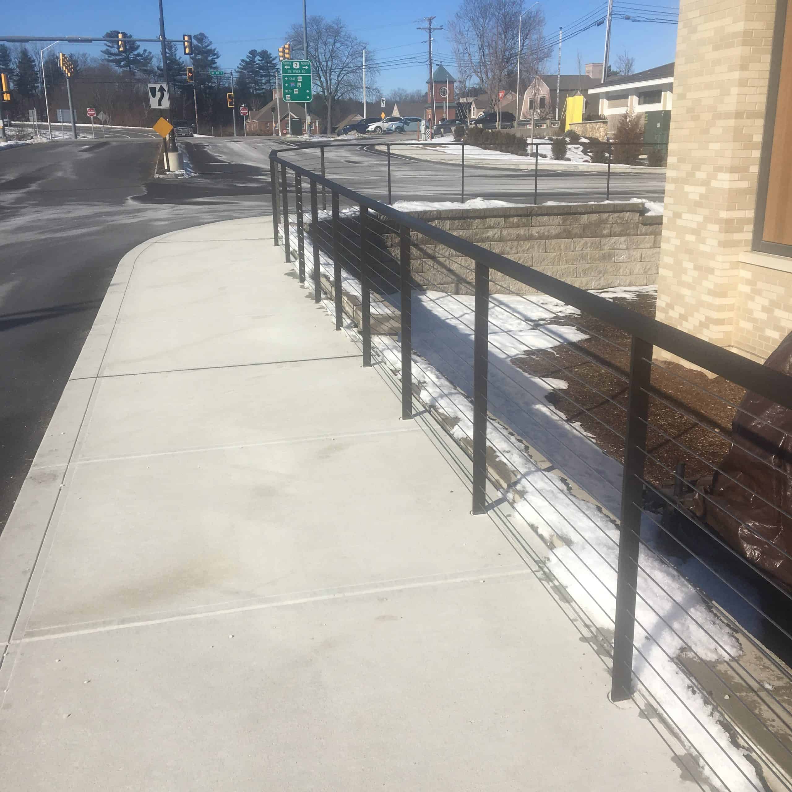 Stainless Steel Railing - Market & Main - Bedford, NH